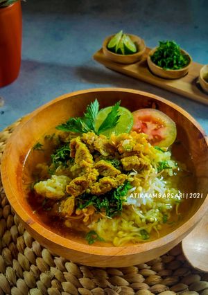 Foto resep SOTO SEGER DAGING SAPI | tanpa santan