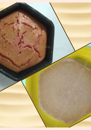 A picture of Eggless Flavoured Sponge Cake Recipe(Jain Food).