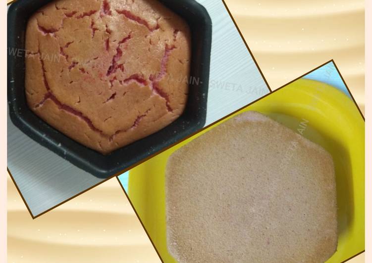 Step-by-Step Guide to Prepare Quick Eggless Flavoured Sponge Cake Recipe(Jain Food)