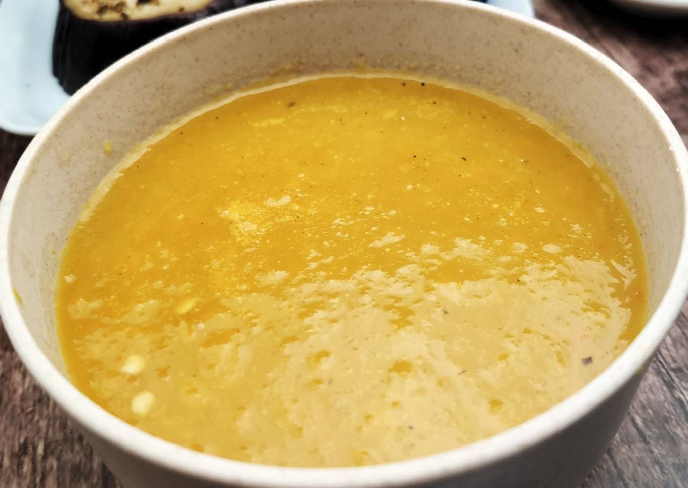 Soupe de poivrons jaunes