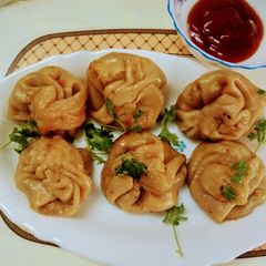 Vegetables Momos A picture of Vegetables Momos.