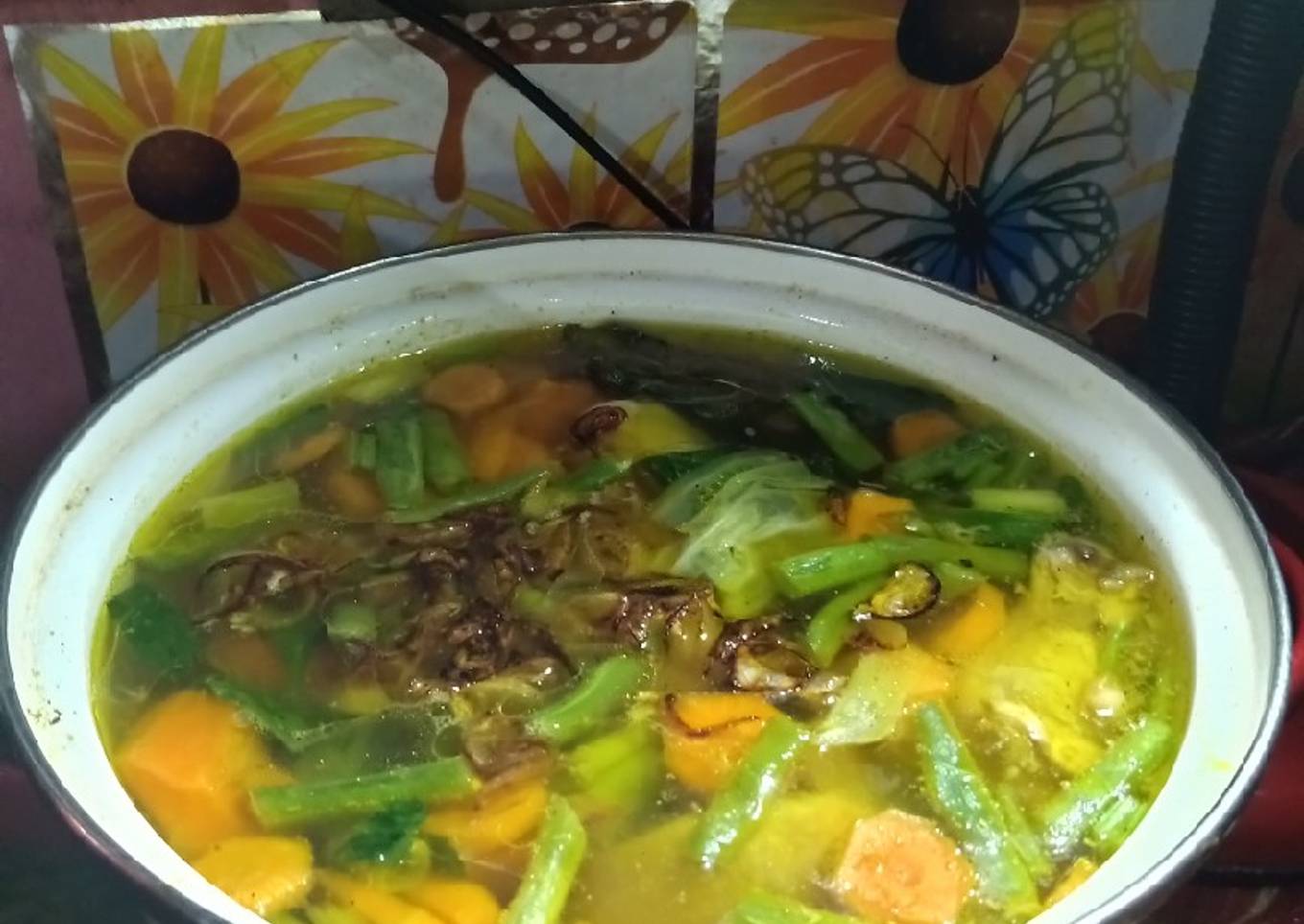 Sayuran sup kuning 7