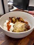 High protein burger bowl