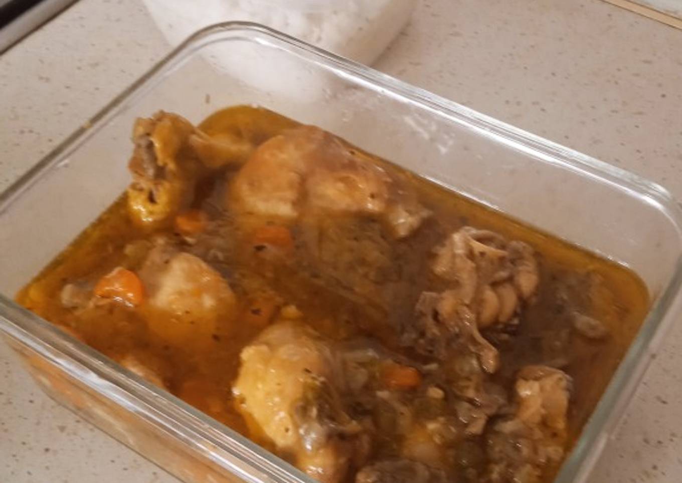 Pollo en salsa en instant pot
