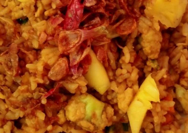Resep Nasi goreng nanas sederhana😁 Anti Gagal