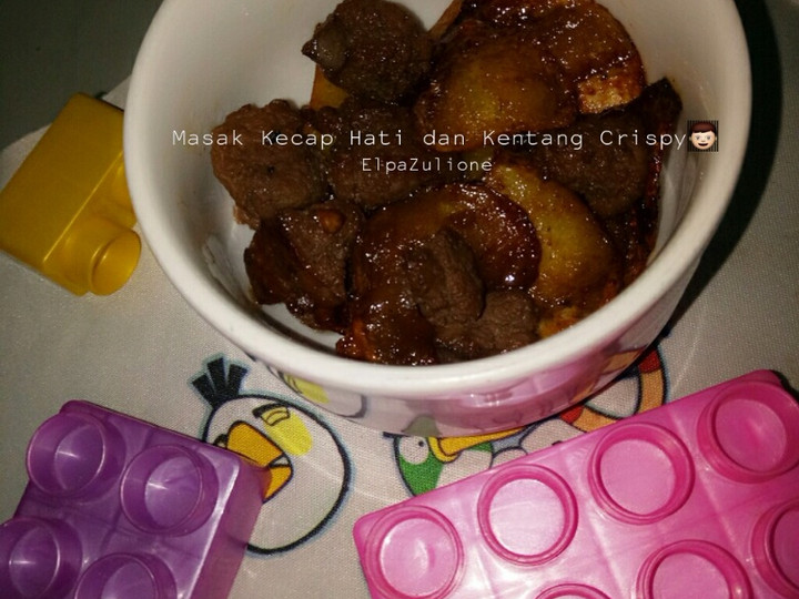 Bagaimana Membuat Masak kecap hati dan kentang crispy Anti Gagal