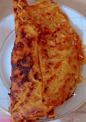 عکسی از دستور ته دیگ ماکارانی