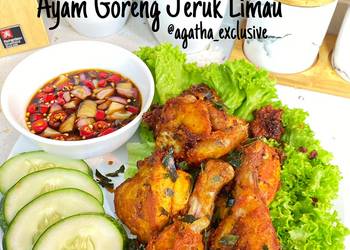 Masakan Populer Ayam Goreng Jeruk Limau Paling Enak