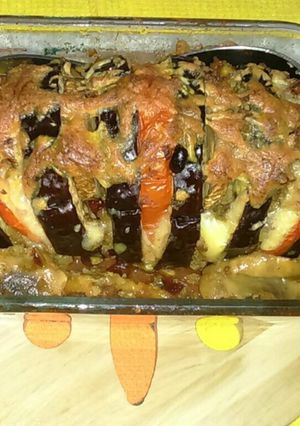عکسی از دستور یه غذای عالی با بادمجون