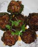 Chả đậu hoa sốt cay