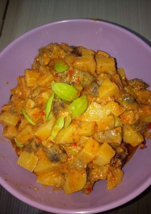 Foto resep Sambel Goreng Kentang Ati ampela Pete