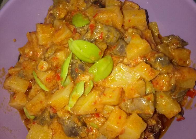 Resep Sambel Goreng Kentang Ati ampela Pete yang nikmat