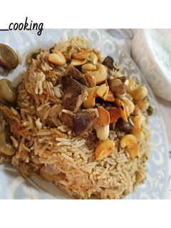 صورة لوصفة أرز بالفول على الطريقة اللبنانية