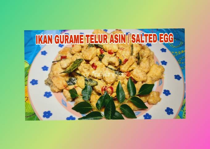 Ikan Gurame Salted Egg/Telur Asin