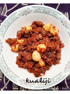 Foto resep Balado Daging Sapi dan Telur Puyuh
