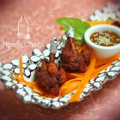 A picture of Chicken Lollipops.