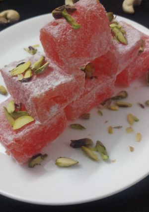 A picture of Turkish delight.