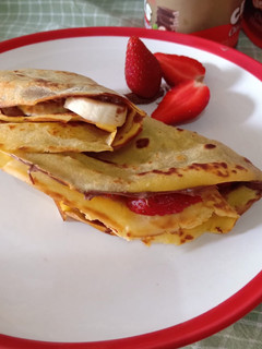 Foto resep Crepes Banana Berry