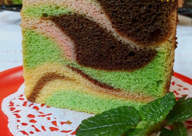 Resep 494. Mixed Flavour Chiffon Cake (Putih Telur) #KamisManis yang praktis