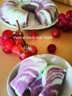 Foto resep Puding Zebra Roti Tawar