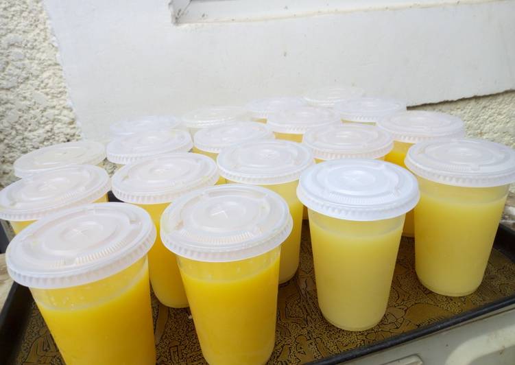 Steps to Prepare Speedy Orange juice