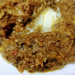 A picture of Saag Mutton.