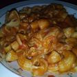 Guiso de pollo con coditos