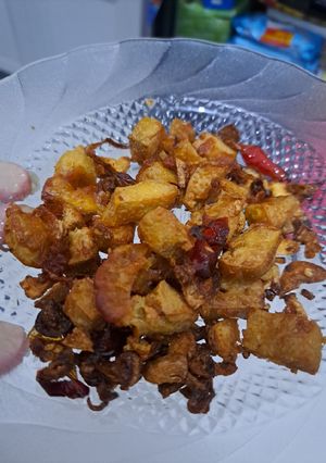 Foto resep Tumis tahu krispi