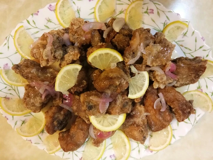 Easy Steps to Prepare Recipe Crispy Lemon Chicken that is Can Pamper Your Tongue, Tasty}