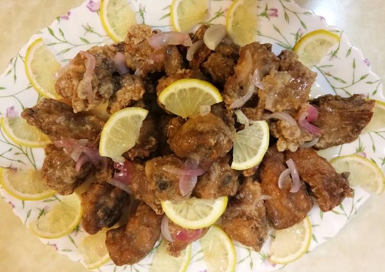 Recipe of Quick Crispy Lemon Chicken