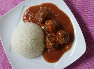 صورة لوصفة كرات اللحمة