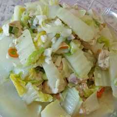 รูปของ Tumis Sawi Putih Tahu
