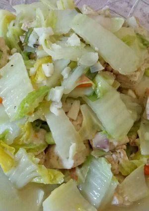 Foto resep Tumis Sawi Putih Tahu