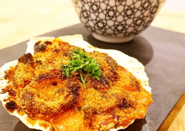 Les 9 Meilleures Recettes de Coquilles de la mer gratinées