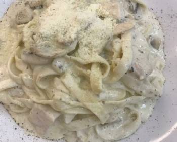 Fast Cooking Methods Chicken alfredo Restaurant Style