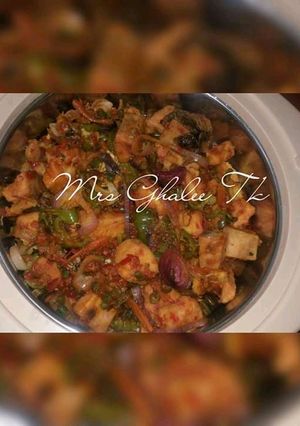 A picture of Faten doya me veggies.