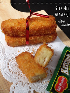 Foto resep Stik Mie Ayam Keju