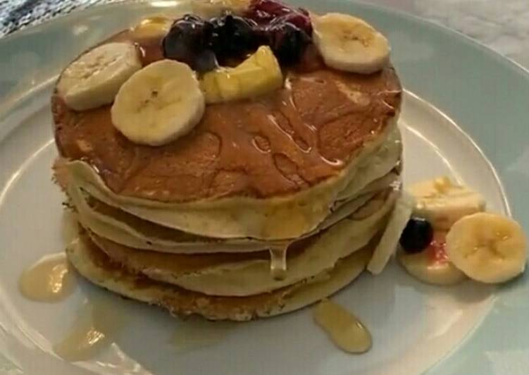 Recipe of Perfect Banana Oats Pancake