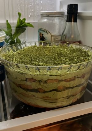 Una foto de Tiramisú de té matcha! 😍