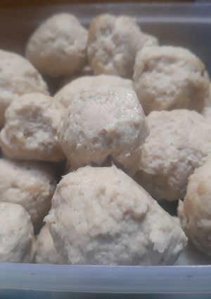 Foto resep Bakso Ayam tanpa tepung (non gluten) DEBM