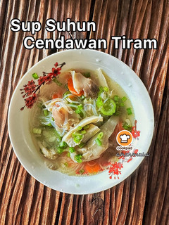 Gambar Sup Suhun Cendawan Tiram