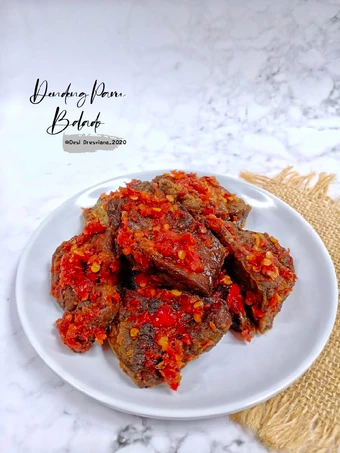 Langkah Gampang Menyiapkan Resep Dendeng Paru Balado Merah yang Bisa Manjain Lidah Anti Ribet, Lezat
