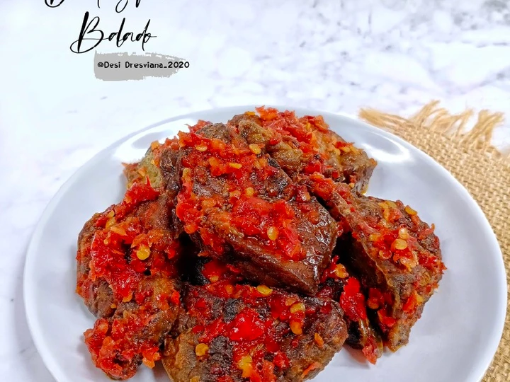Langkah Gampang Menyiapkan Resep Dendeng Paru Balado Merah yang Bisa Manjain Lidah Anti Ribet, Lezat