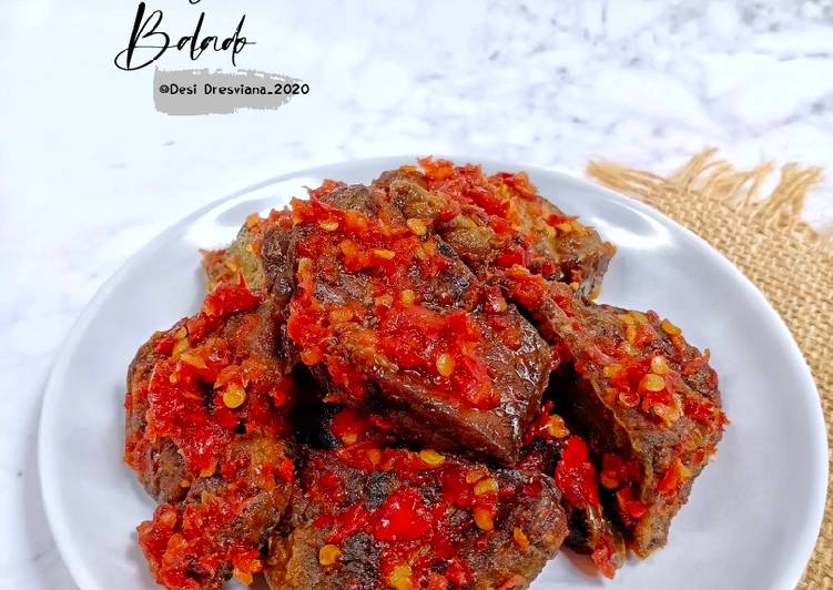 Bumbu Dendeng Paru Balado Merah | Bahan Membuat Dendeng Paru Balado Merah Yang Menggugah Selera