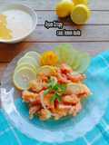 Ayam Crispy saus lemon madu