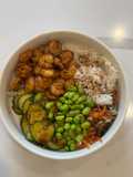 Shrimp teriyaki bowl