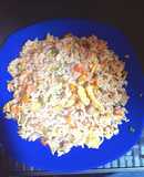 Arroz estilo oriental casero
