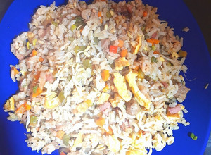 Una foto de Arroz estilo oriental casero