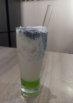 Foto resep Es melon susu yakult