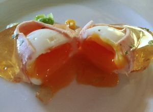 Une photo de Œuf mollet en gelée